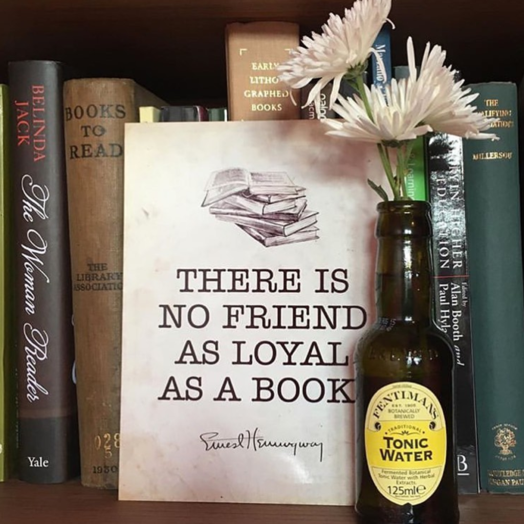 There is no friend as loyal as a book - Ernest Hemingway